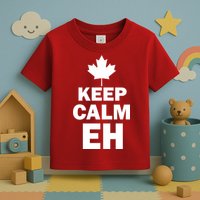 Keep Calm EH Funny Canadian  Toddler T-Shirt