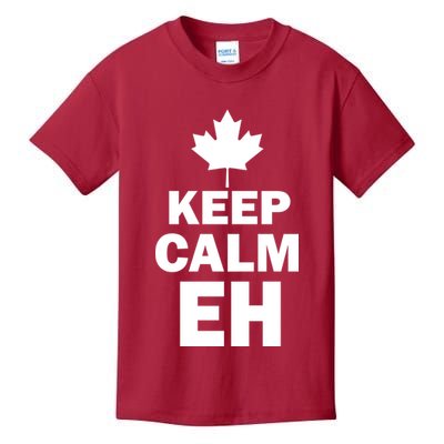 Keep Calm EH Funny Canadian  Kids T-Shirt