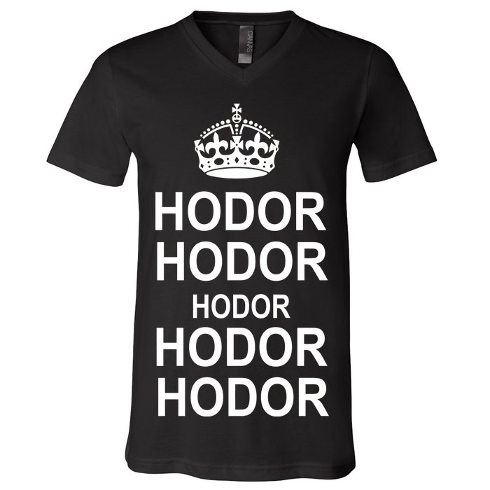 Keep Calm Hodor V-Neck T-Shirt