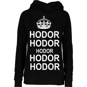 Keep Calm Hodor Womens Funnel Neck Pullover Hood