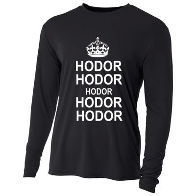 Keep Calm Hodor Cooling Performance Long Sleeve Crew