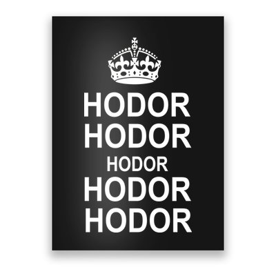 Keep Calm Hodor Poster
