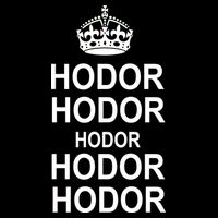 Keep Calm Hodor Baby Bodysuit