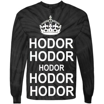 Keep Calm Hodor Tie-Dye Long Sleeve Shirt