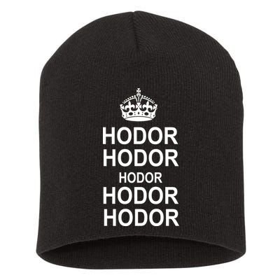 Keep Calm Hodor Short Acrylic Beanie