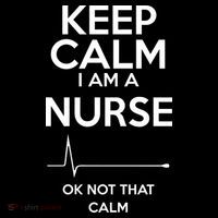 Keep Calm I Am A Nurse Pk Not That Calm Stripe Pom Pom Beanie