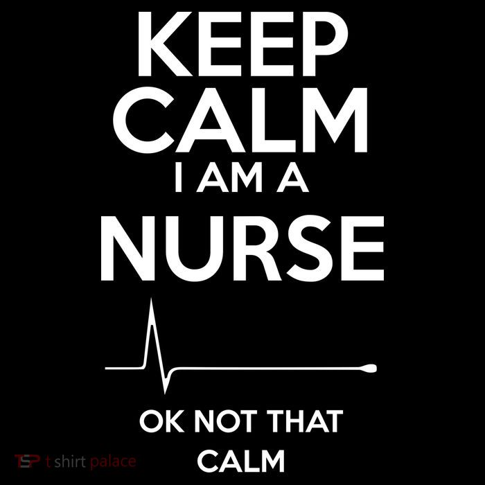 Keep Calm I Am A Nurse Pk Not That Calm Stripe Pom Pom Beanie