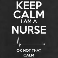 Keep Calm I Am A Nurse Pk Not That Calm Cool Comfort Performance Bucket Hat