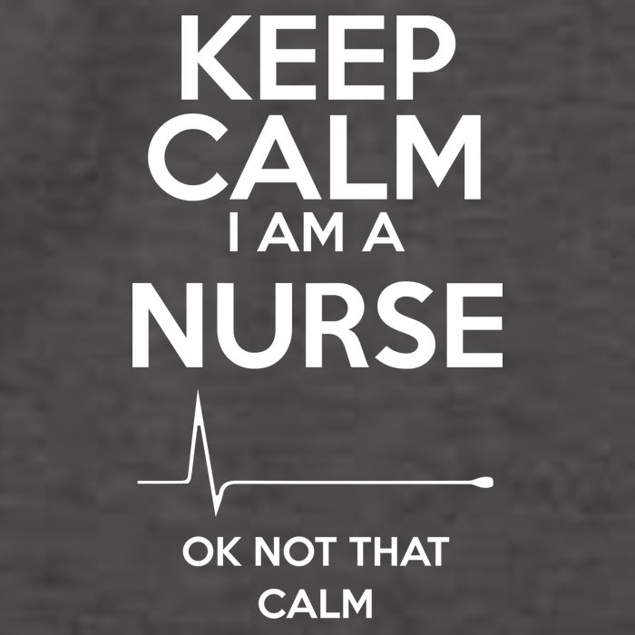 Keep Calm I Am A Nurse Pk Not That Calm Vector Backpack