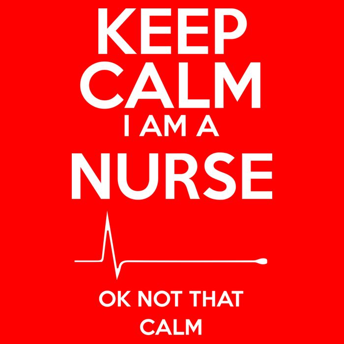 Keep Calm I Am A Nurse Pk Not That Calm Premium T-Shirt