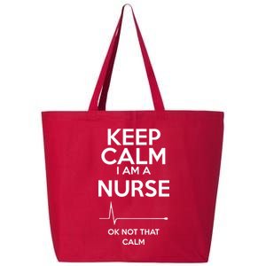 Keep Calm I Am A Nurse Pk Not That Calm 25L Jumbo Tote