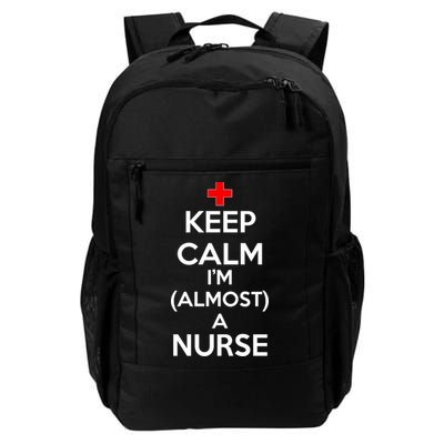 Keep Calm I'm Almost A Nurse Backpack