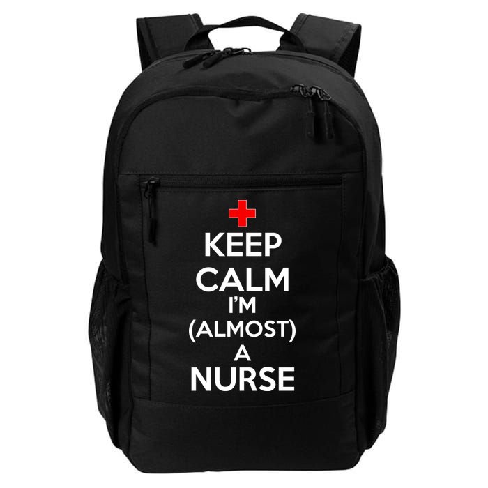 Keep Calm I'm Almost A Nurse Backpack
