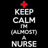 Keep Calm I'm Almost A Nurse Flatbill Hat