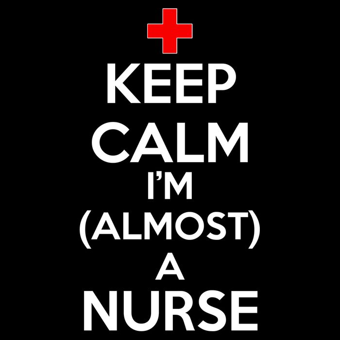 Keep Calm I'm Almost A Nurse Flatbill Hat