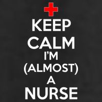 Keep Calm I'm Almost A Nurse 25L Jumbo Tote