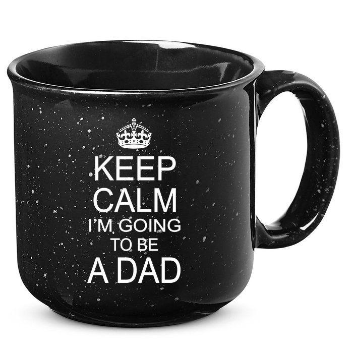 Keep Calm I'm Going to be a Dad Father 15oz Campfire Ceramic Mug