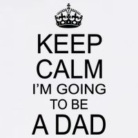 Keep Calm I'm Going to be a Dad Father Garment-Dyed Sweatshirt
