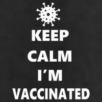 Keep Calm I'm Vaccinated Adult Drive Performance Visor