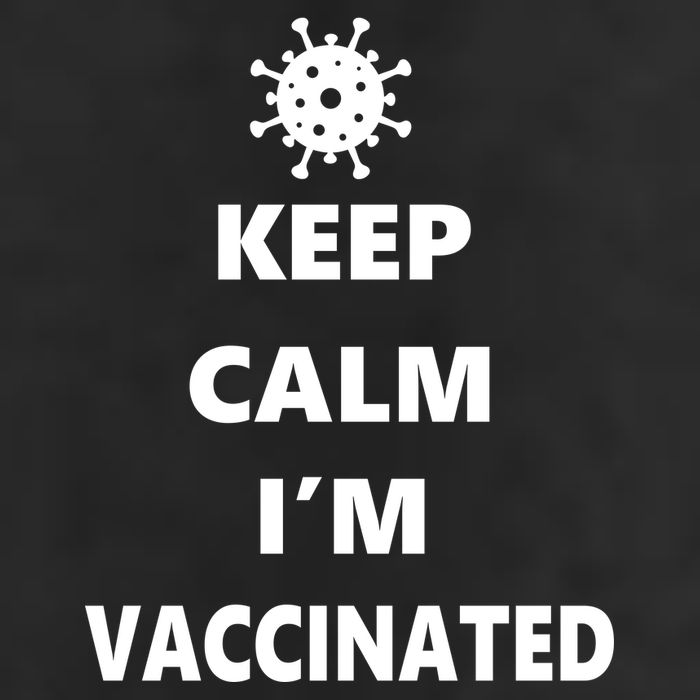 Keep Calm I'm Vaccinated Adult Drive Performance Visor