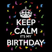 Keep Calm It s My Birthday Cooling Performance Long Sleeve Crew