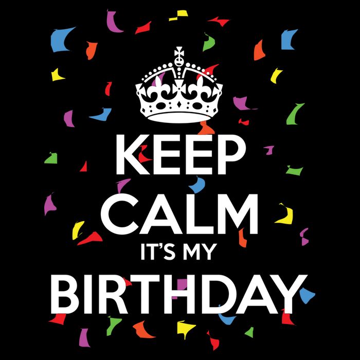 Keep Calm It s My Birthday Cooling Performance Long Sleeve Crew