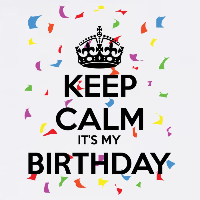 Keep Calm It s My Birthday Garment-Dyed Sweatshirt