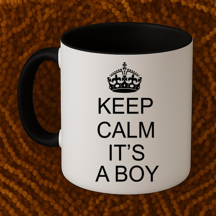 Keep Calm It's A Boy Mug