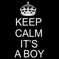 Keep Calm It's A Boy Wool Snapback Cap