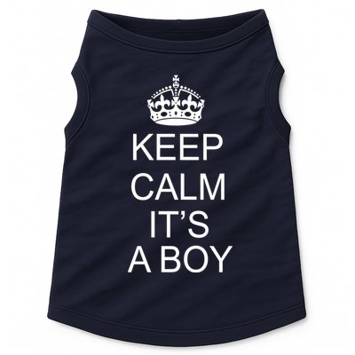 Keep Calm It's A Boy Doggie Tank