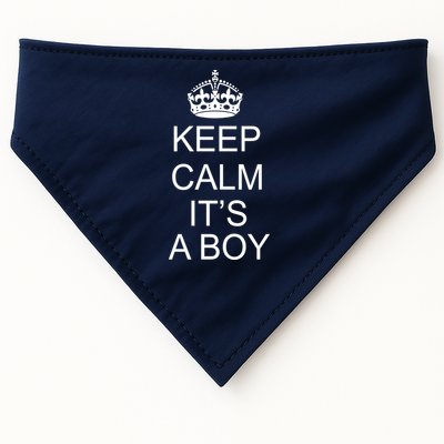 Keep Calm It's A Boy USA-Made Doggie Bandana