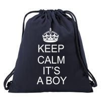 Keep Calm It's A Boy Drawstring Bag