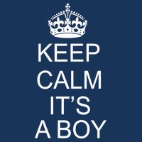 Keep Calm It's A Boy Drawstring Bag