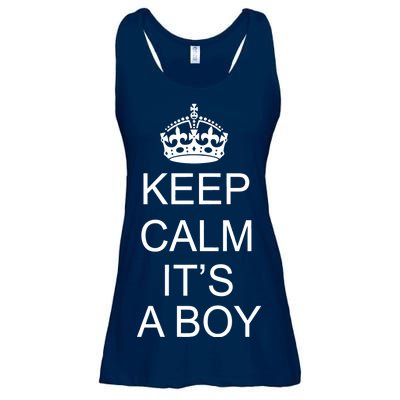 Keep Calm It's A Boy Ladies Essential Flowy Tank