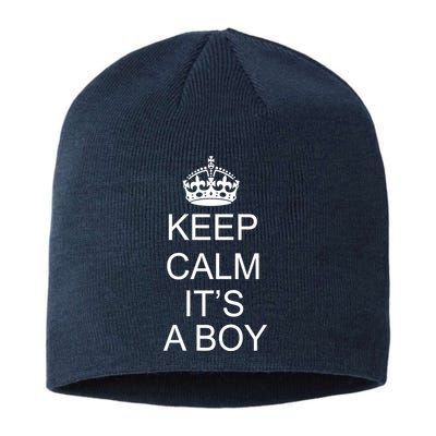 Keep Calm It's A Boy Sustainable Beanie