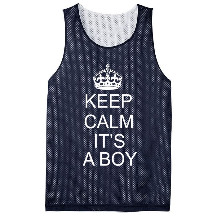 Keep Calm It's A Boy Mesh Reversible Basketball Jersey Tank