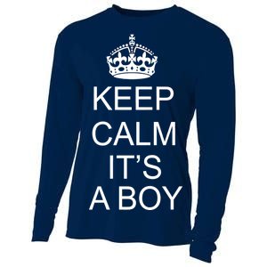 Keep Calm It's A Boy Cooling Performance Long Sleeve Crew