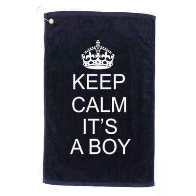 Keep Calm It's A Boy Golf Towel