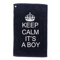 Keep Calm It's A Boy Golf Towel