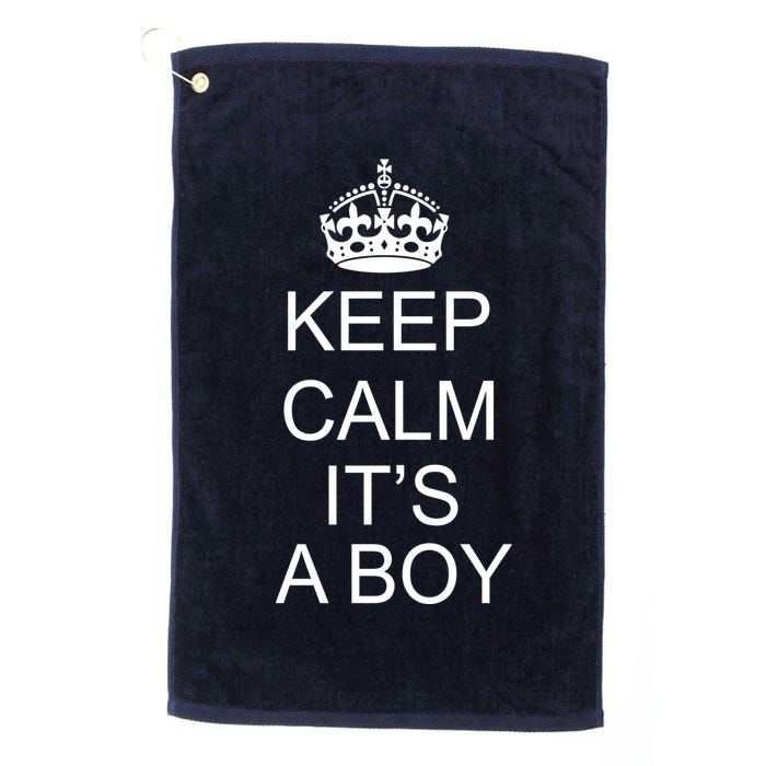 Keep Calm It's A Boy Golf Towel