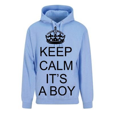 Keep Calm It's A Boy Unisex Surf Hoodie