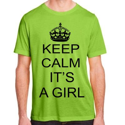 Keep Calm It's A Girl Adult ChromaSoft Performance T-Shirt