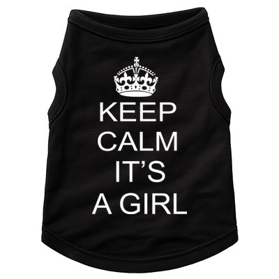 Keep Calm It's A Girl Doggie Tank