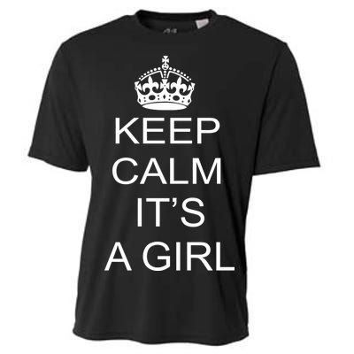 Keep Calm It's A Girl Cooling Performance Crew T-Shirt