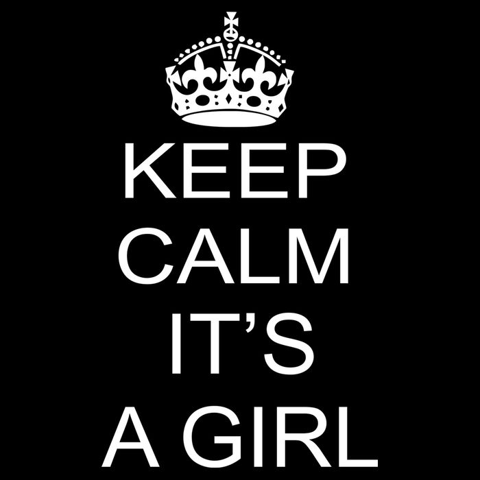 Keep Calm It's A Girl Sweatshirt