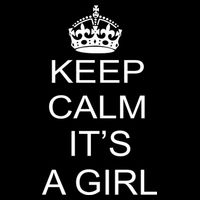 Keep Calm It's A Girl Backpack