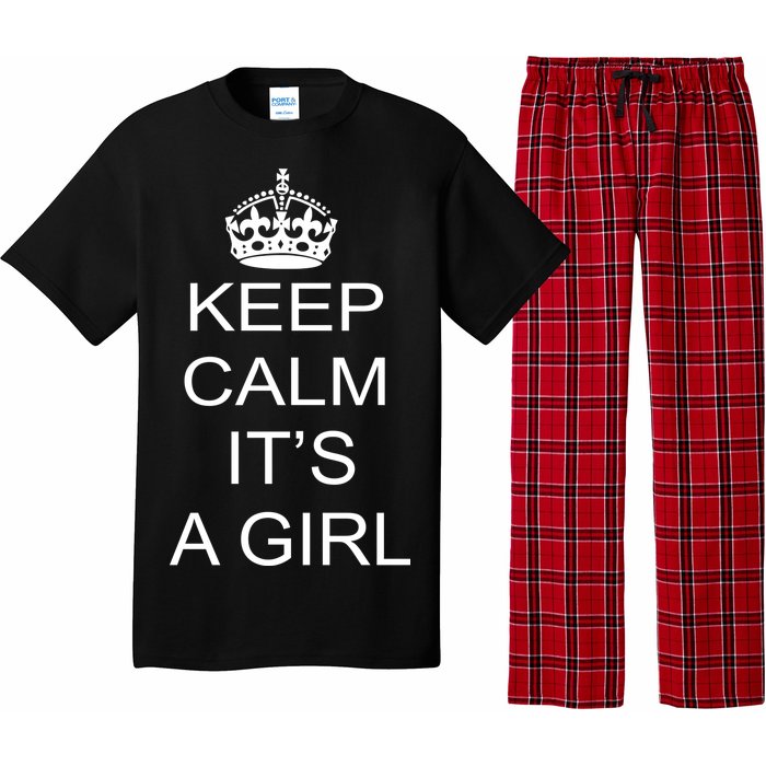 Keep Calm It's A Girl Pajama Set