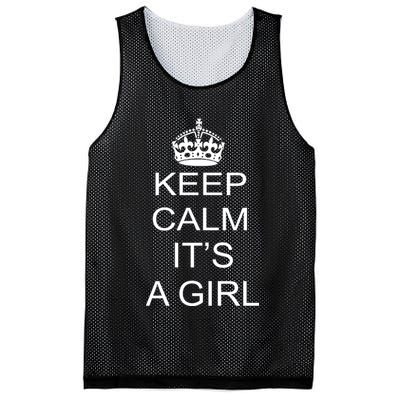 Keep Calm It's A Girl Mesh Reversible Basketball Jersey Tank