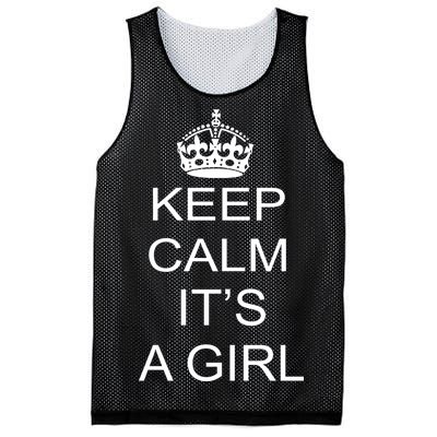 Keep Calm It's A Girl Mesh Reversible Basketball Jersey Tank