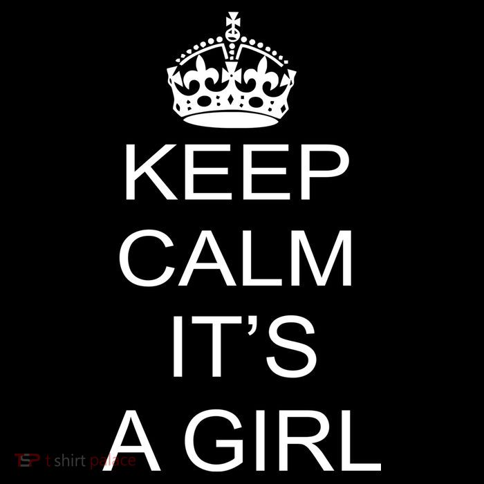 Keep Calm It's A Girl Premium T-Shirt